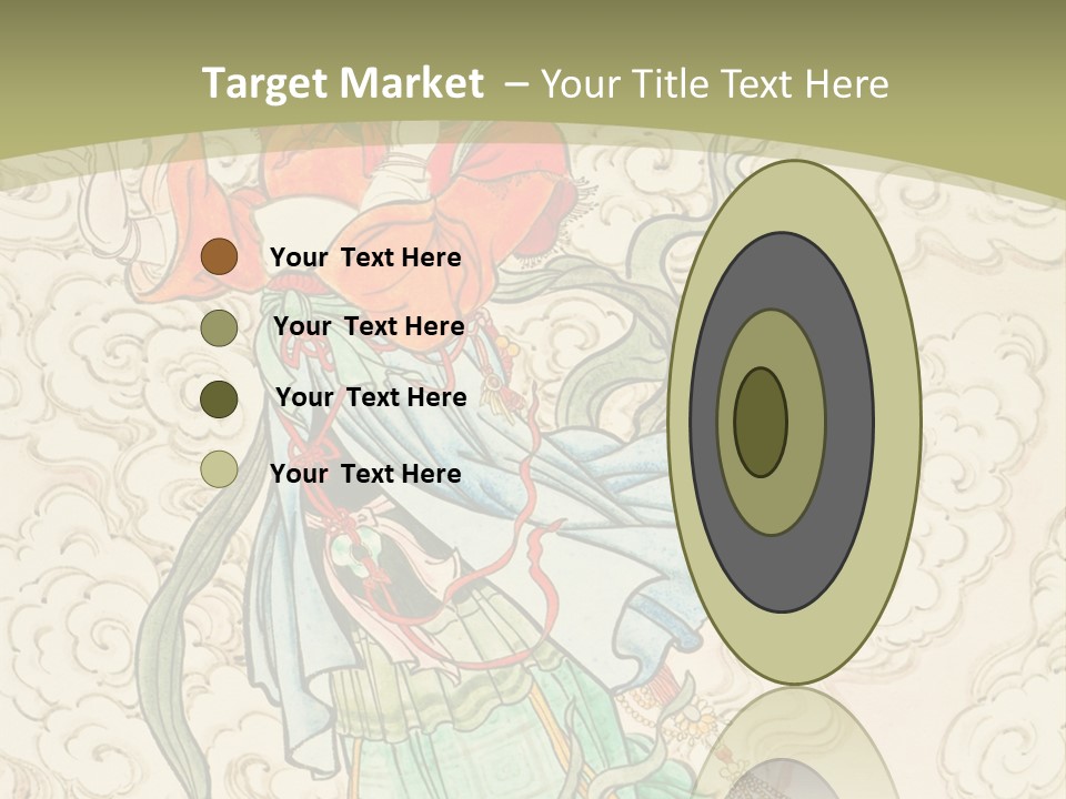 Decorate Red Style PowerPoint Template