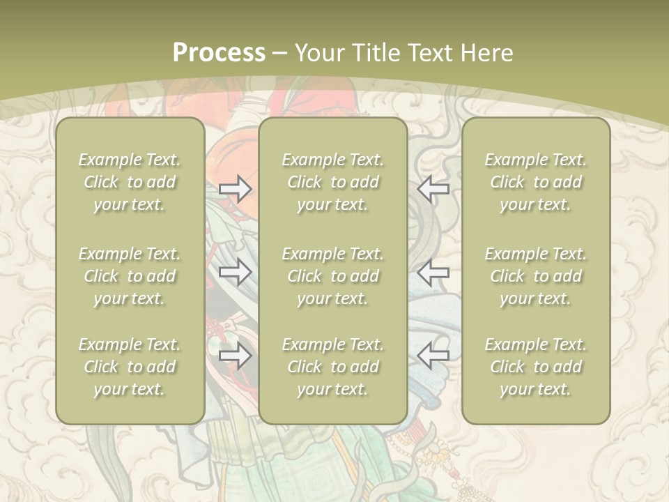 Decorate Red Style PowerPoint Template