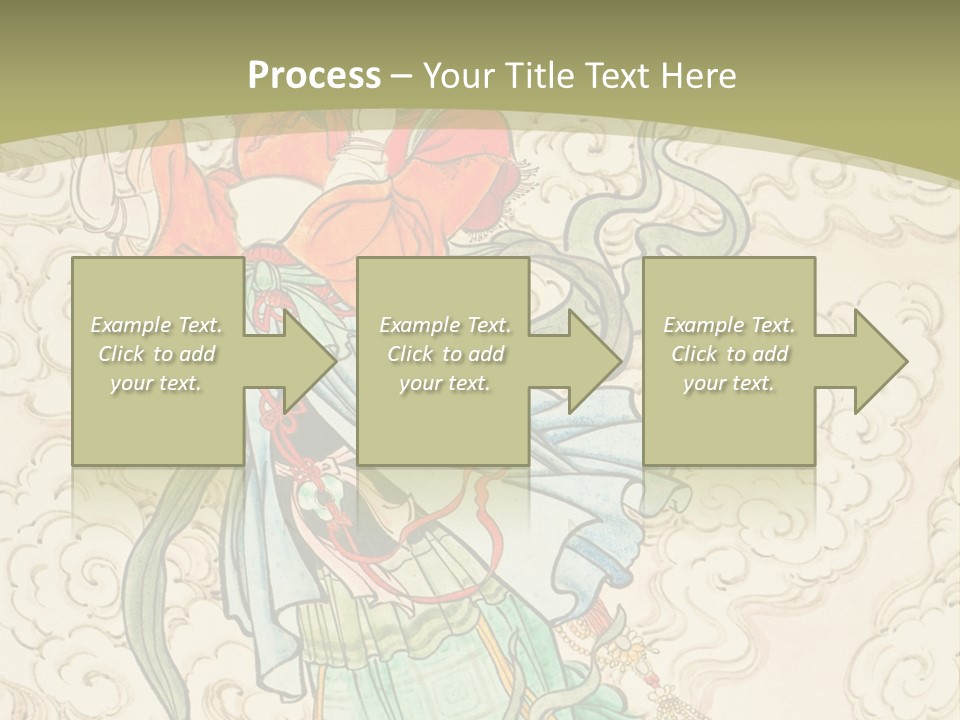 Decorate Red Style PowerPoint Template