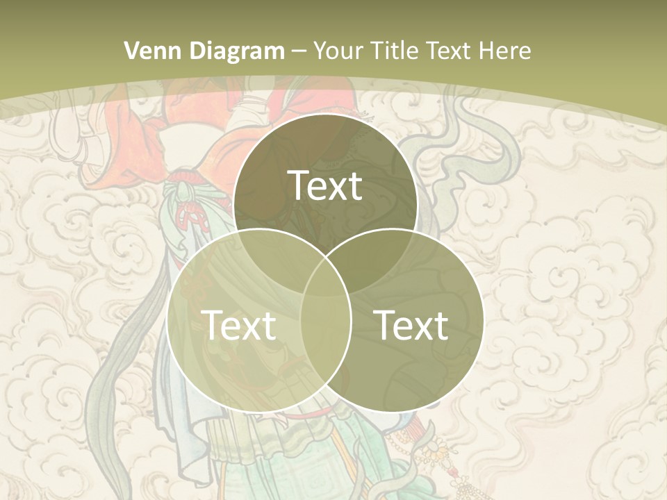 Decorate Red Style PowerPoint Template