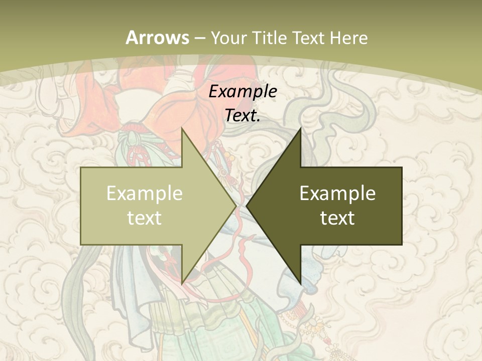 Decorate Red Style PowerPoint Template