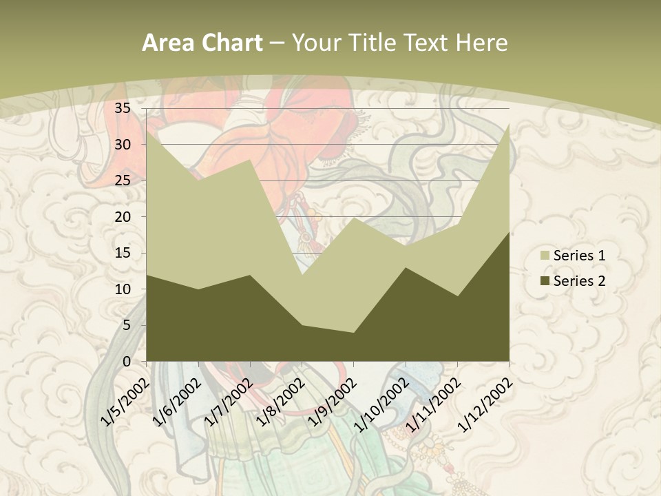 Decorate Red Style PowerPoint Template