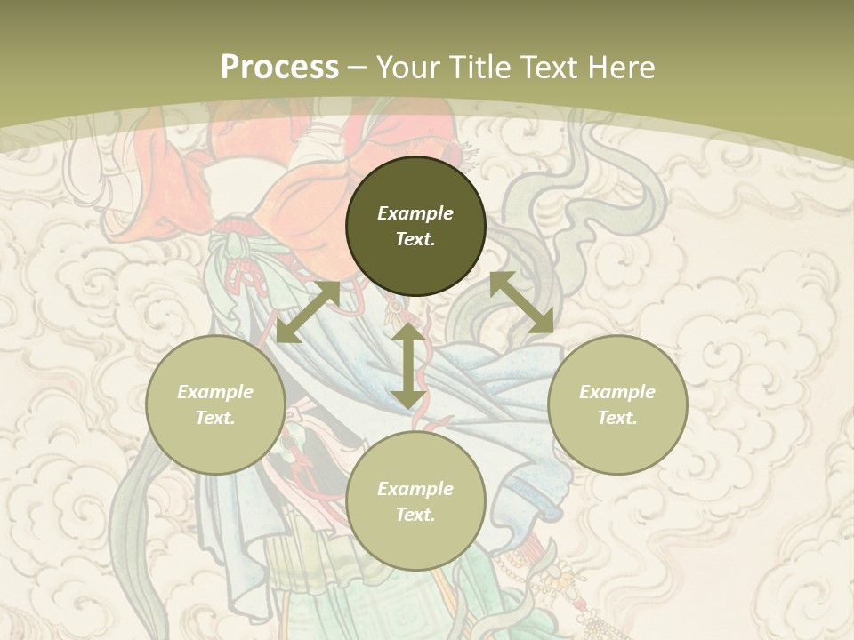 Decorate Red Style PowerPoint Template