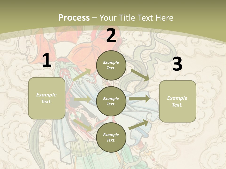 Decorate Red Style PowerPoint Template