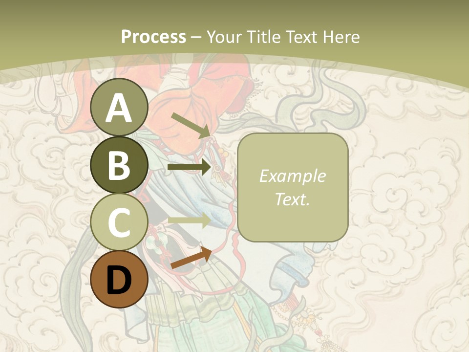 Decorate Red Style PowerPoint Template
