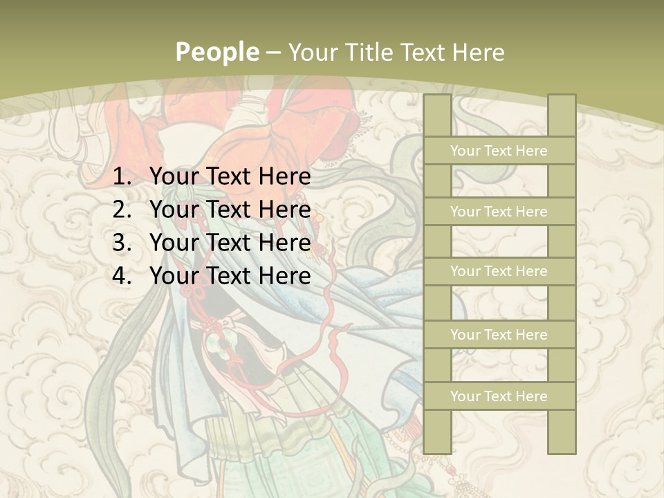Decorate Red Style PowerPoint Template
