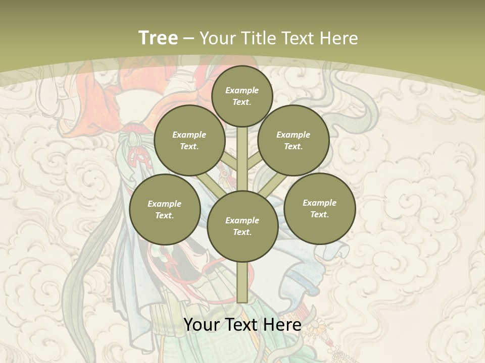 Decorate Red Style PowerPoint Template