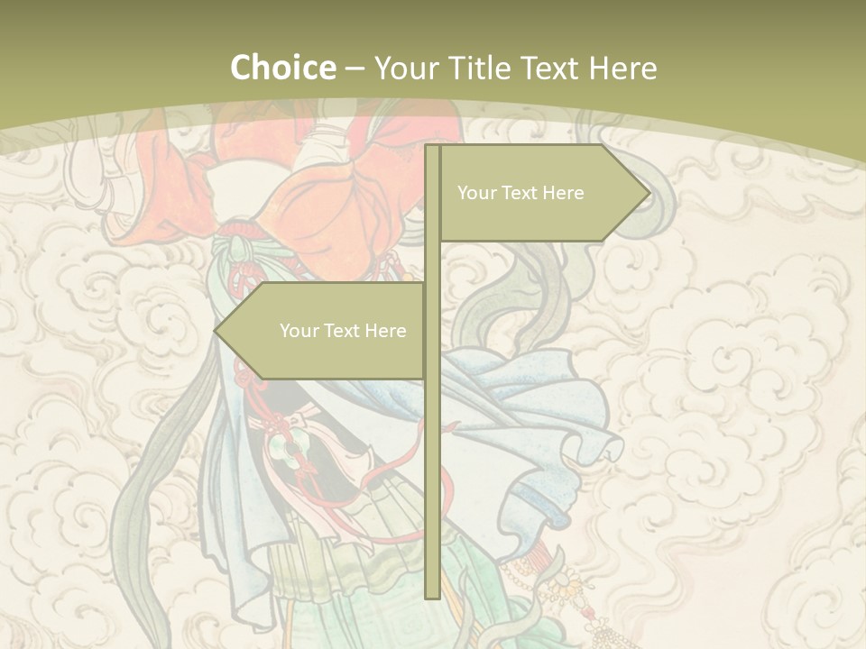 Decorate Red Style PowerPoint Template