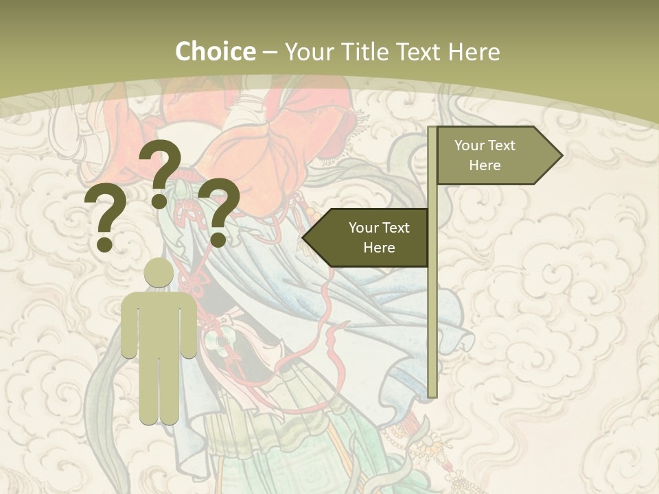 Decorate Red Style PowerPoint Template