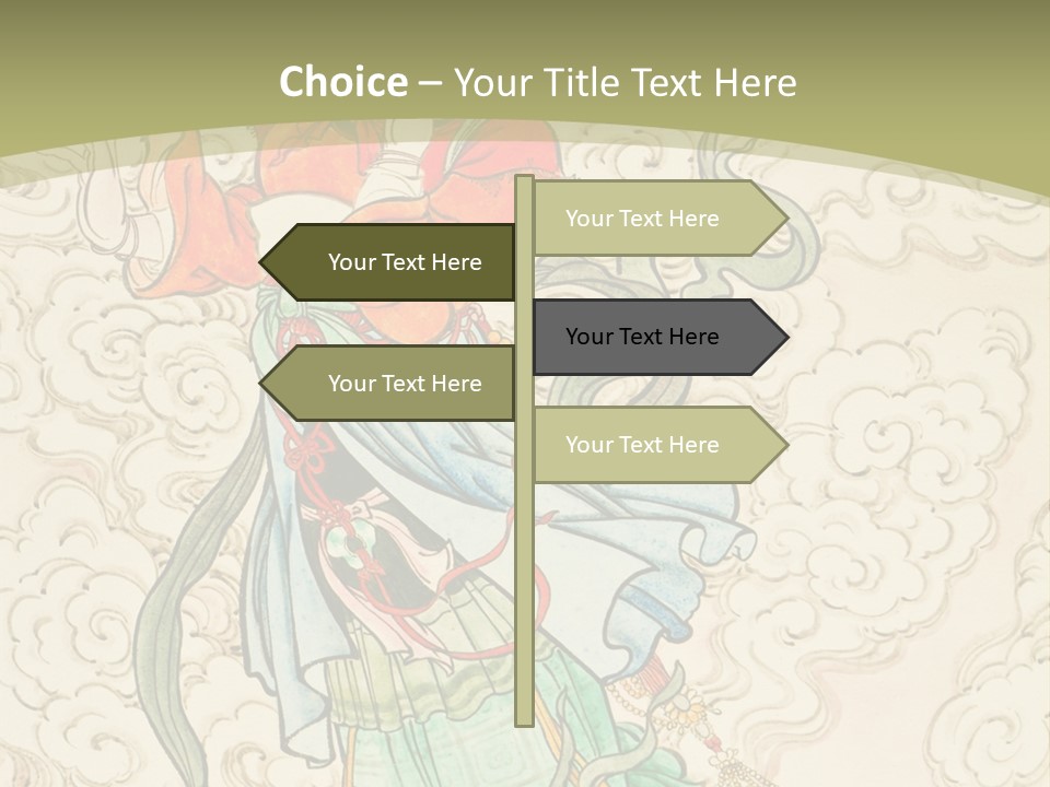 Decorate Red Style PowerPoint Template