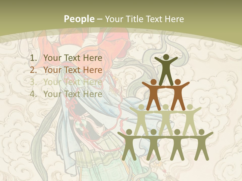 Decorate Red Style PowerPoint Template