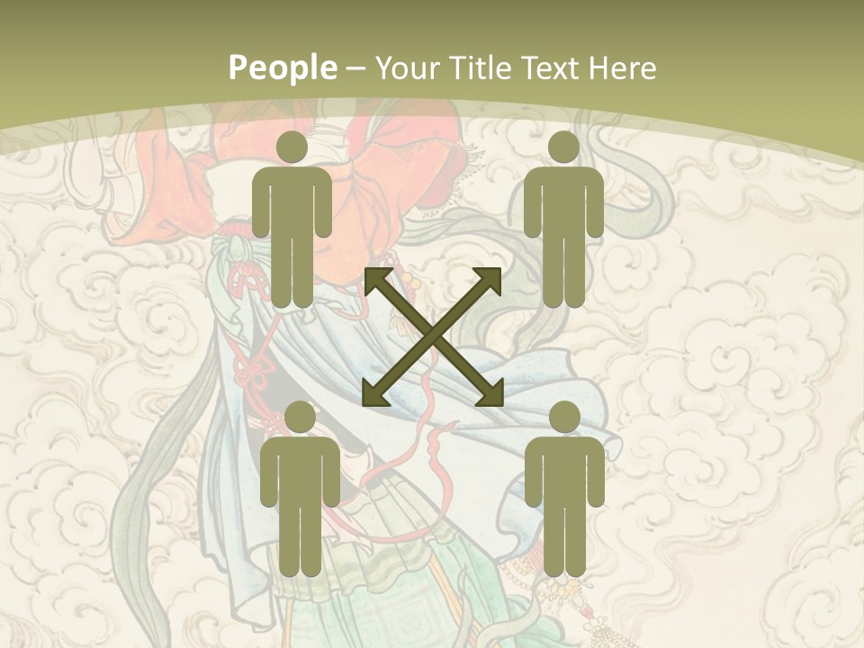 Decorate Red Style PowerPoint Template