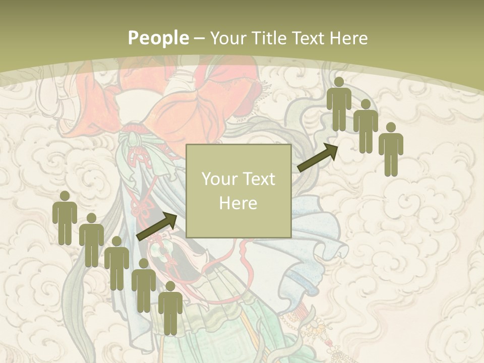 Decorate Red Style PowerPoint Template