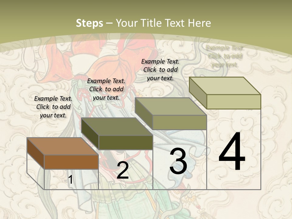 Decorate Red Style PowerPoint Template
