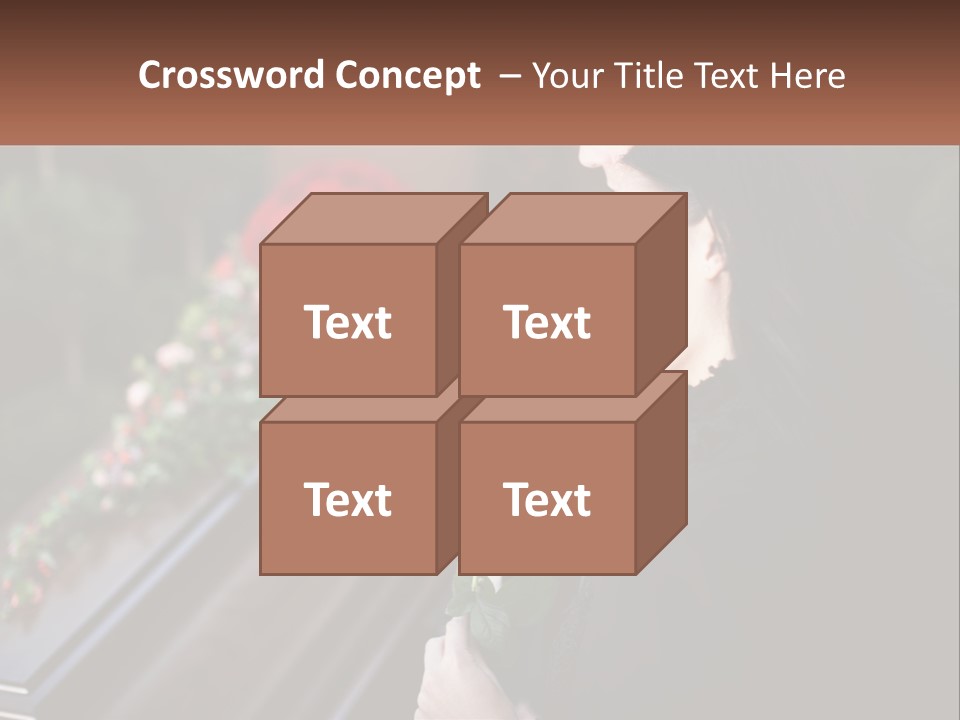 Man Family Flower PowerPoint Template