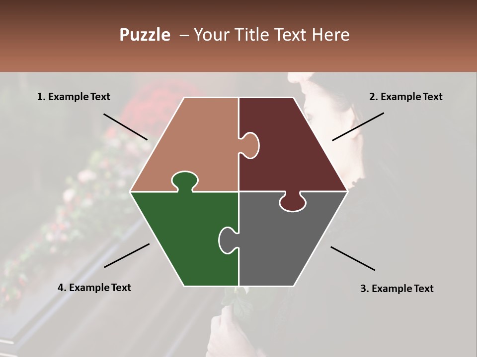 Man Family Flower PowerPoint Template