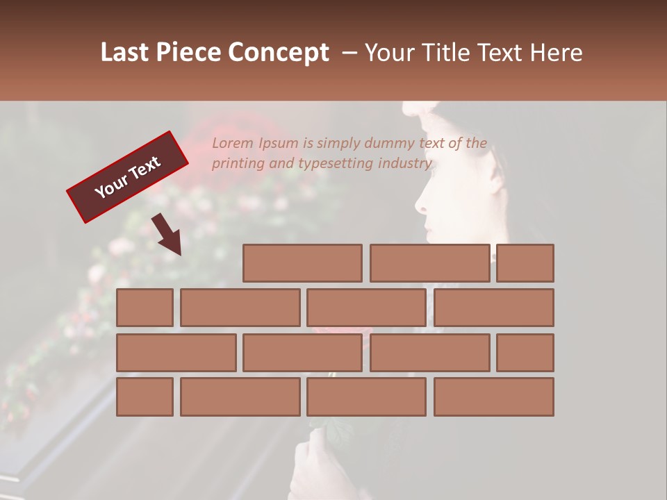 Man Family Flower PowerPoint Template