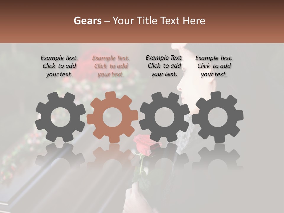Man Family Flower PowerPoint Template