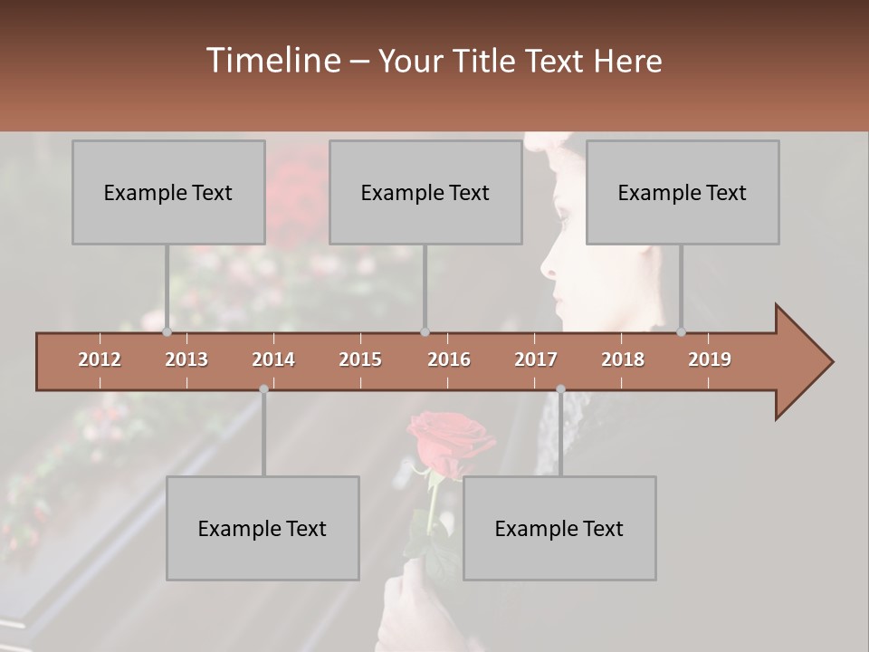 Man Family Flower PowerPoint Template