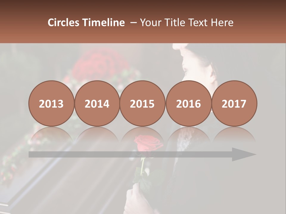 Man Family Flower PowerPoint Template