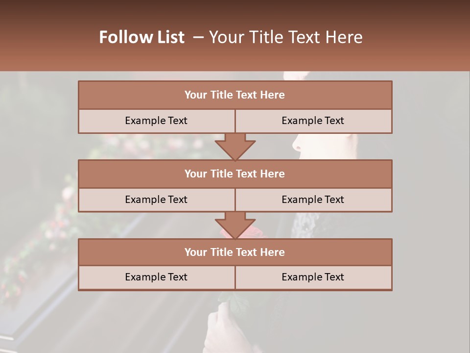 Man Family Flower PowerPoint Template