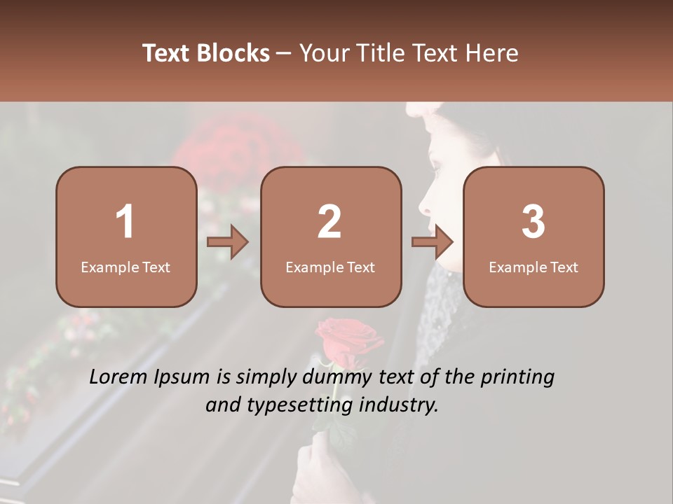 Man Family Flower PowerPoint Template