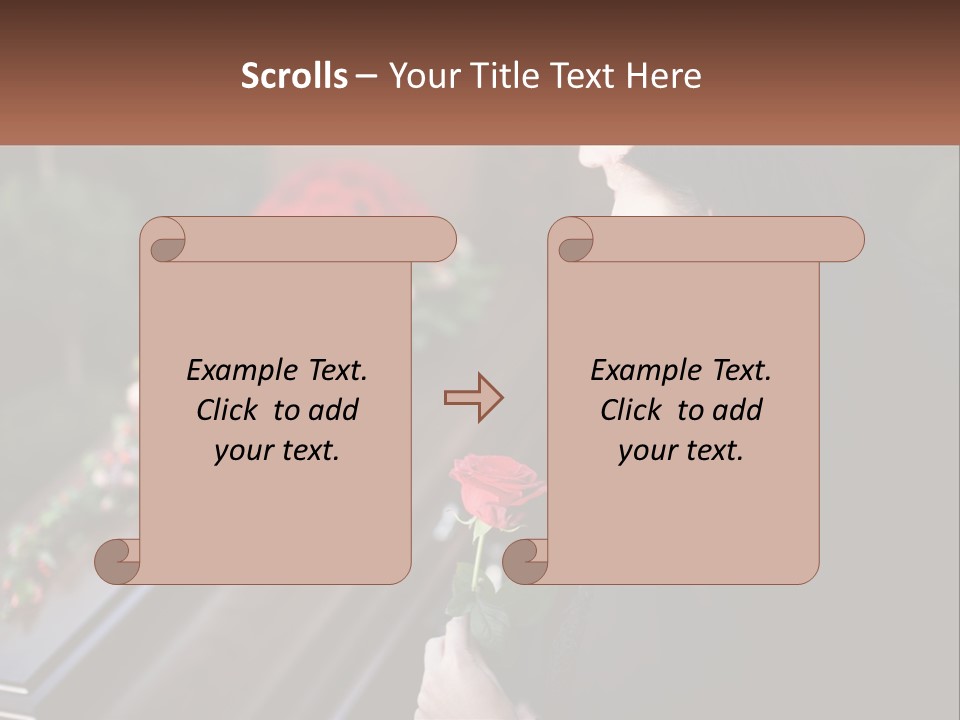 Man Family Flower PowerPoint Template