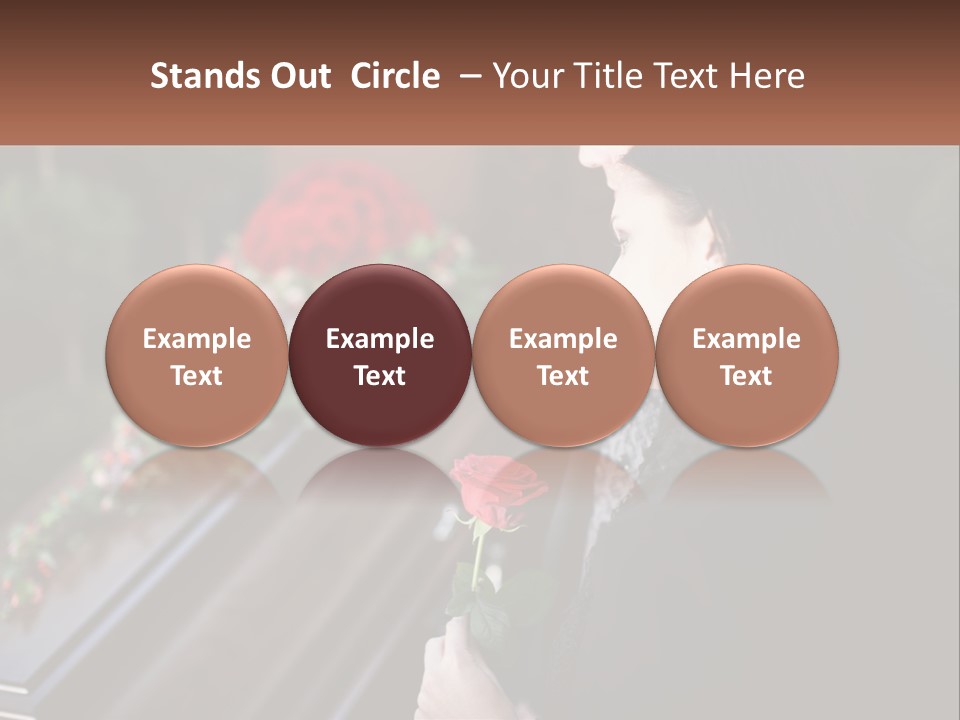 Man Family Flower PowerPoint Template