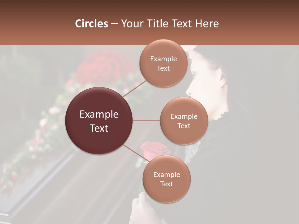 Man Family Flower PowerPoint Template