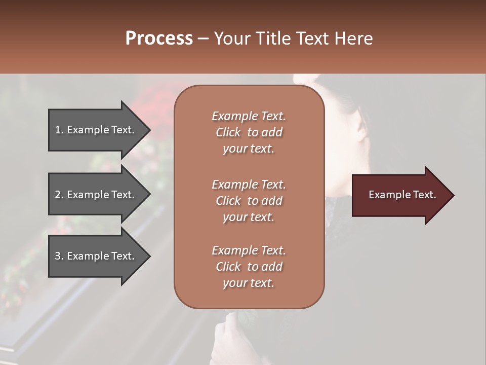 Man Family Flower PowerPoint Template