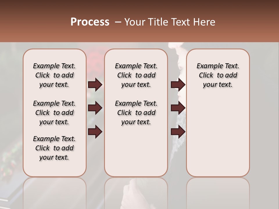 Man Family Flower PowerPoint Template