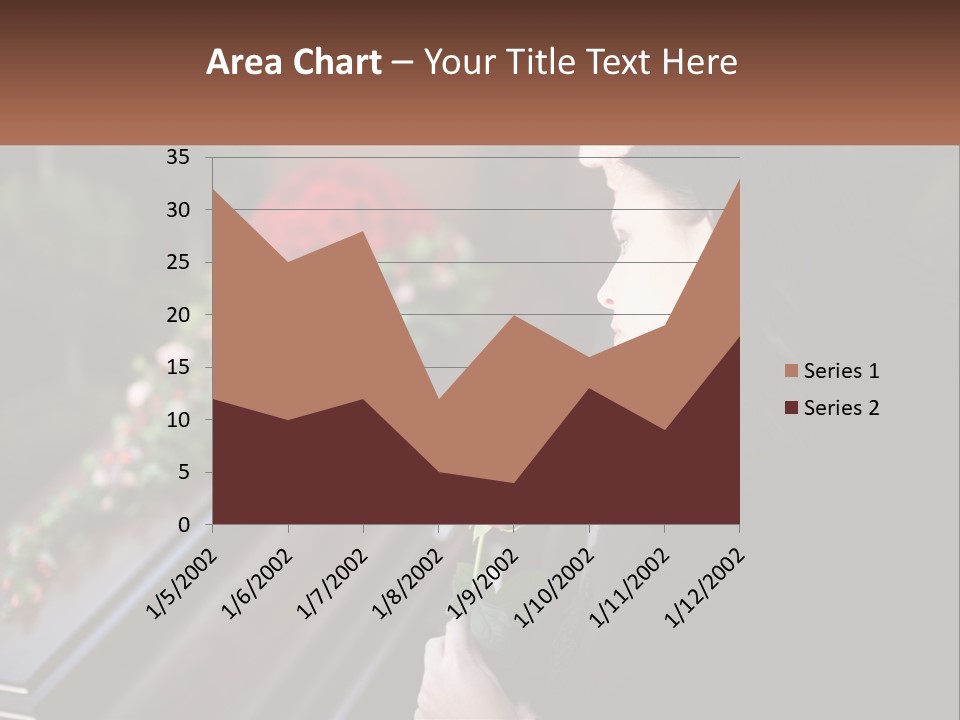 Man Family Flower PowerPoint Template