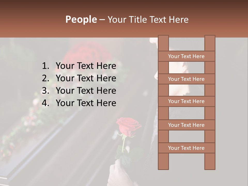 Man Family Flower PowerPoint Template