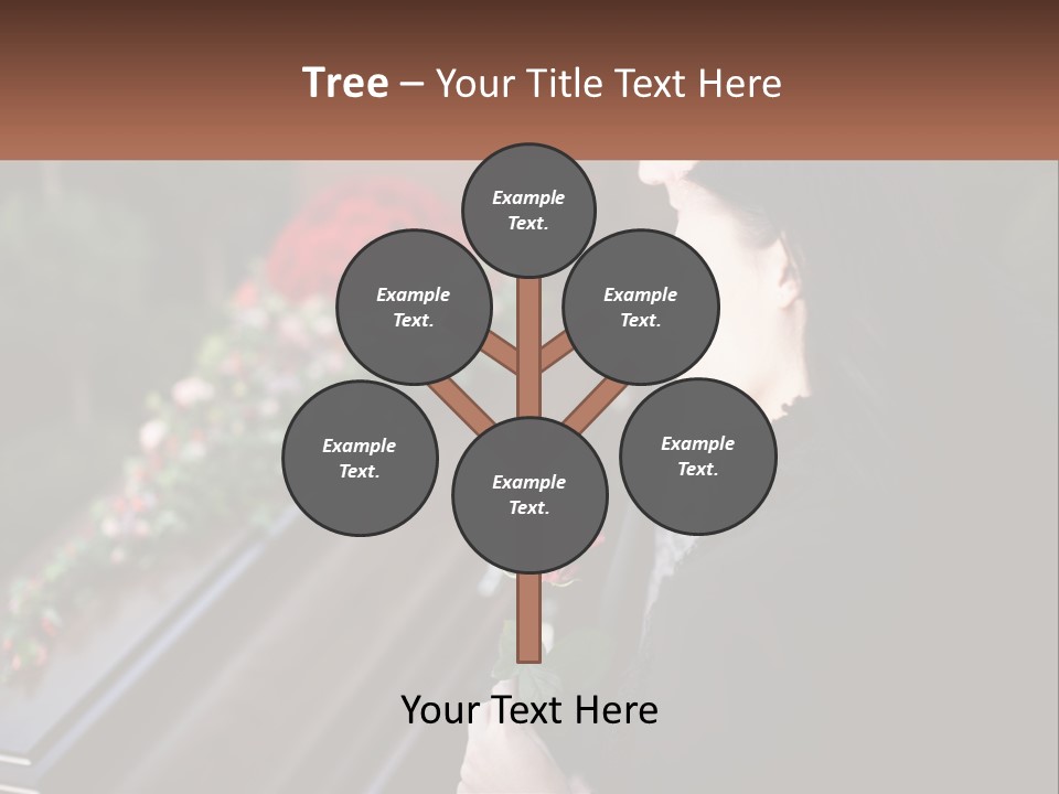 Man Family Flower PowerPoint Template