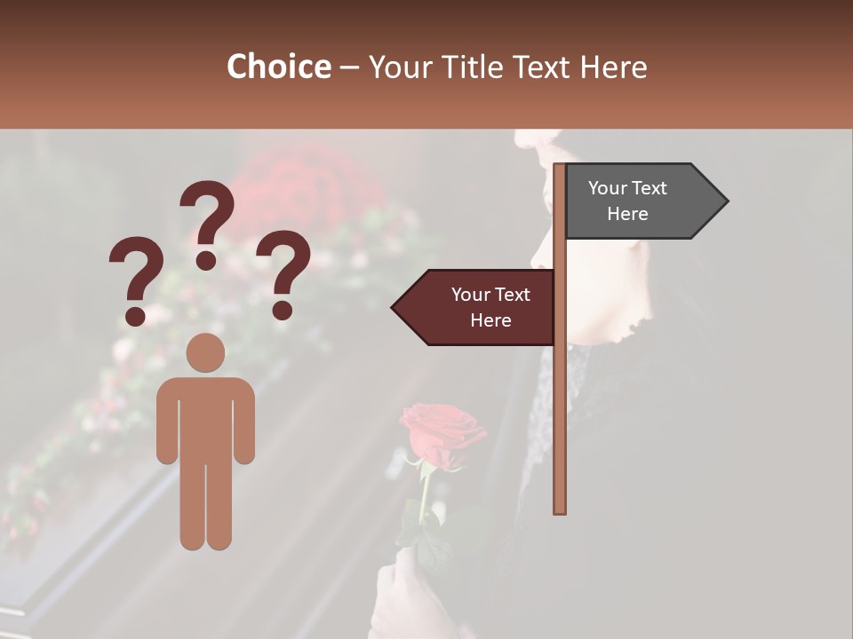 Man Family Flower PowerPoint Template