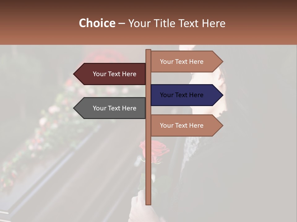 Man Family Flower PowerPoint Template