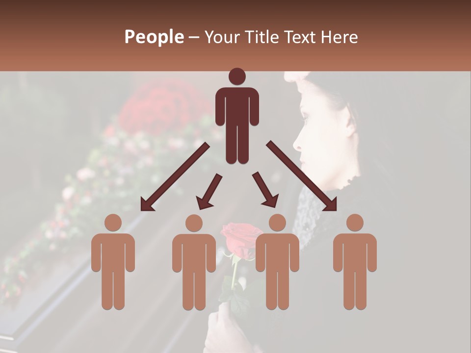 Man Family Flower PowerPoint Template