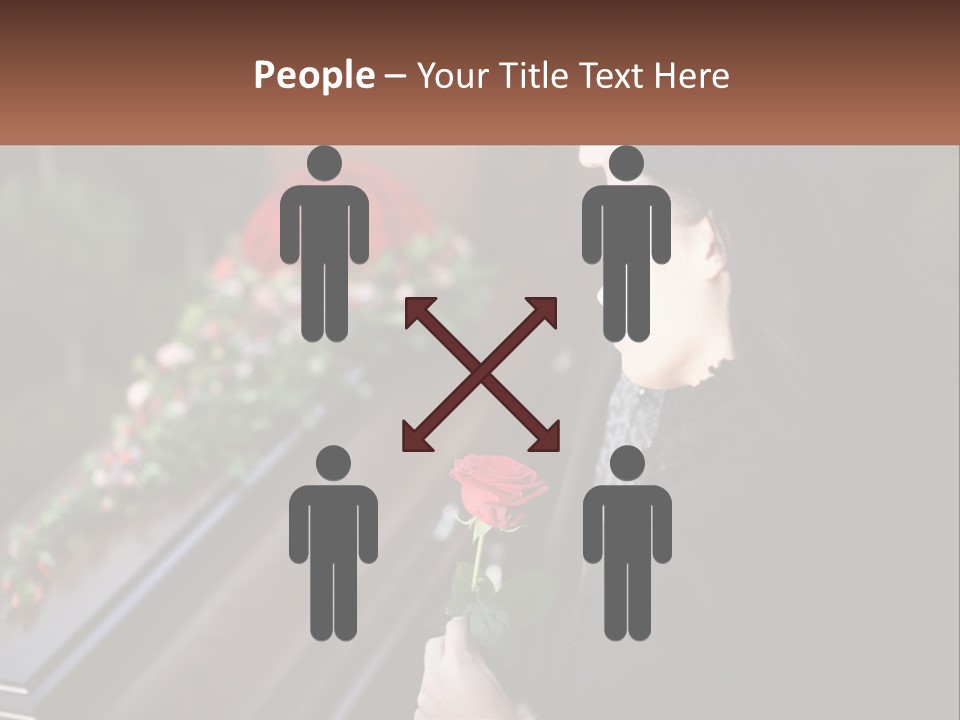 Man Family Flower PowerPoint Template