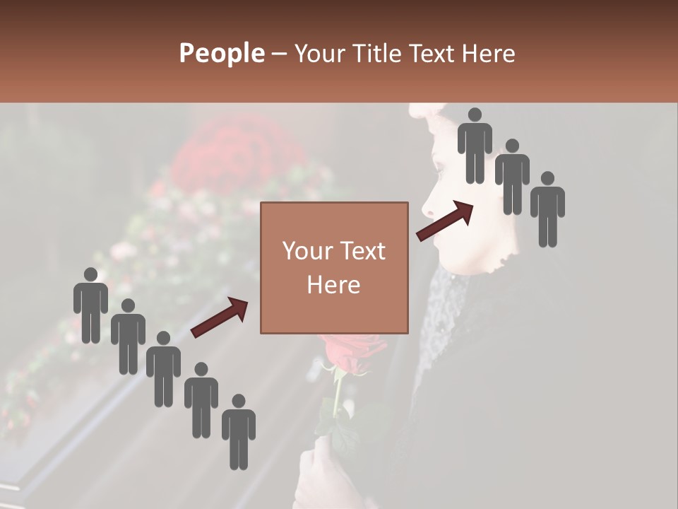 Man Family Flower PowerPoint Template