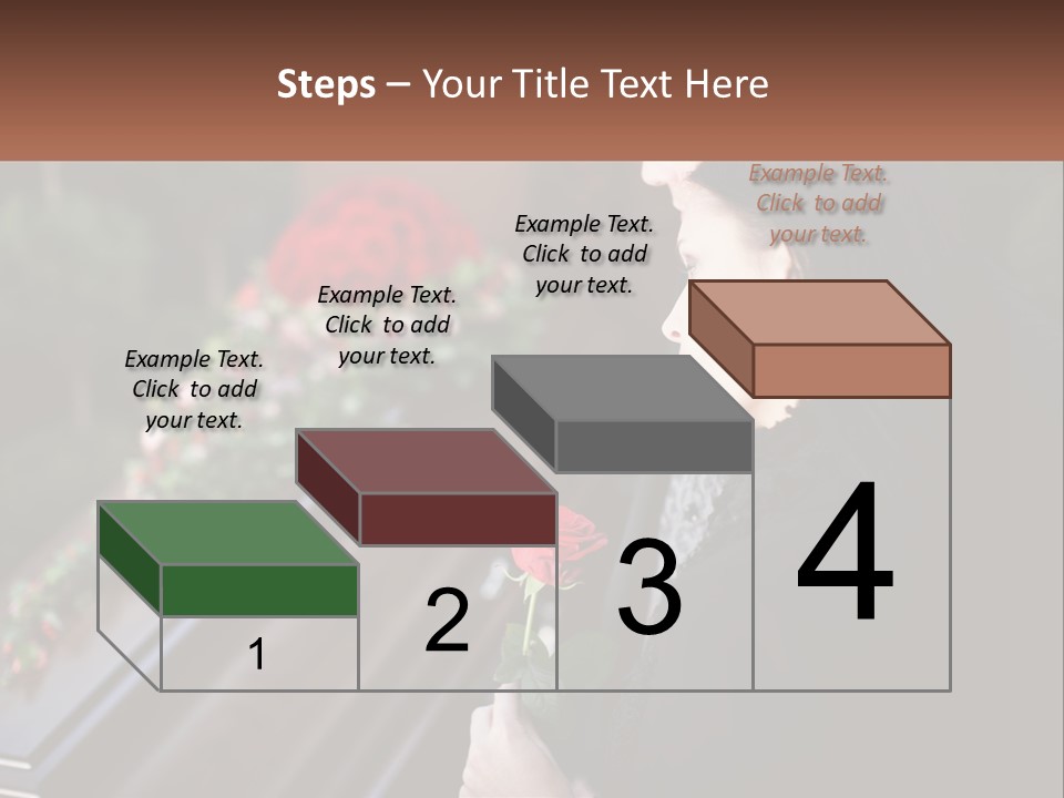 Man Family Flower PowerPoint Template