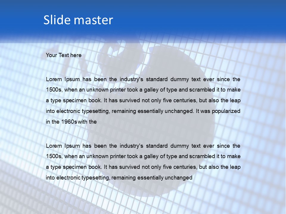 Emblem Destruction Signal PowerPoint Template