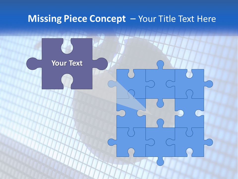 Emblem Destruction Signal PowerPoint Template