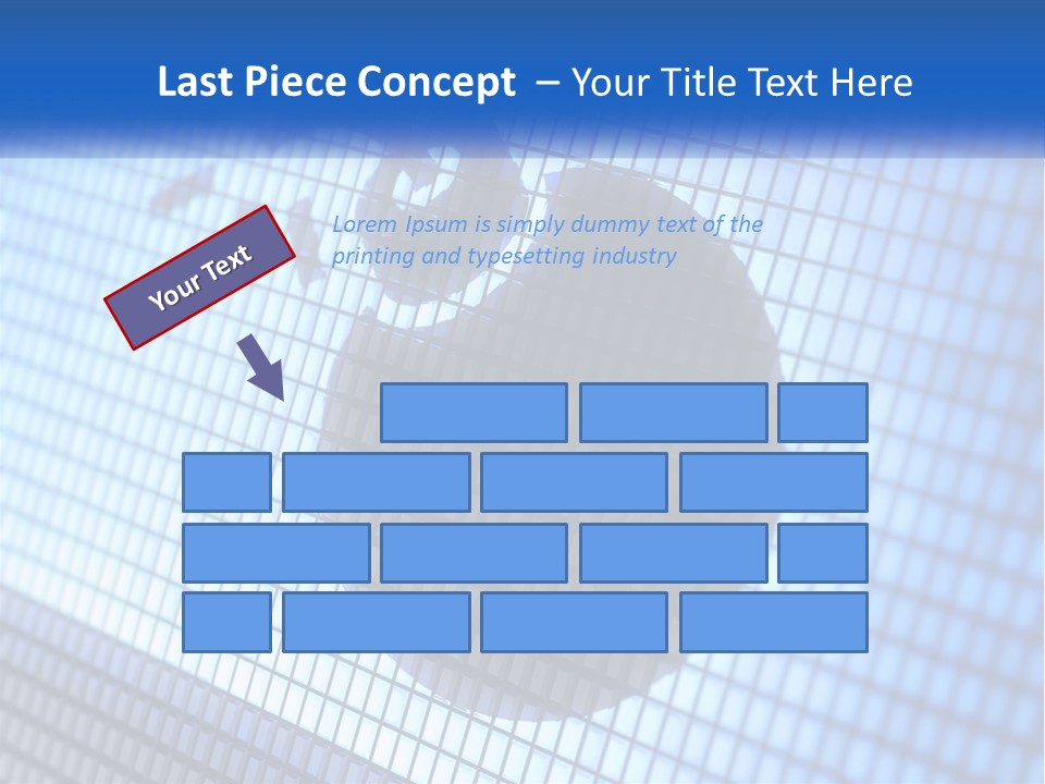 Emblem Destruction Signal PowerPoint Template