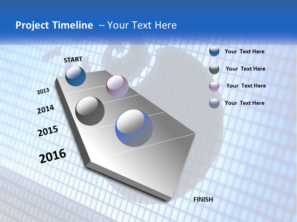Emblem Destruction Signal PowerPoint Template