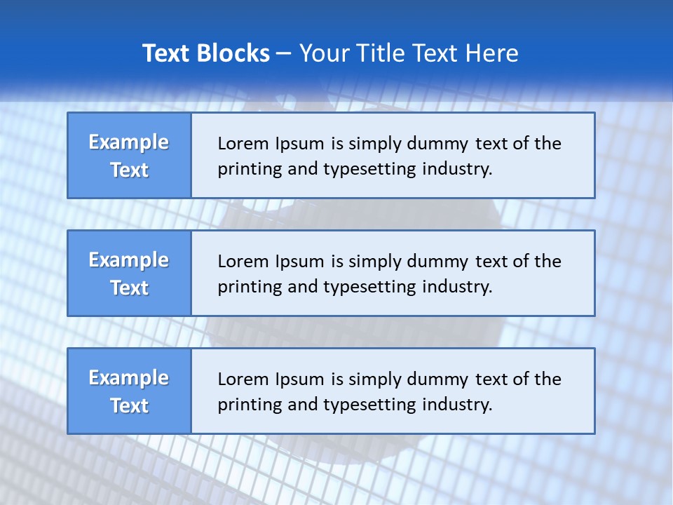 Emblem Destruction Signal PowerPoint Template