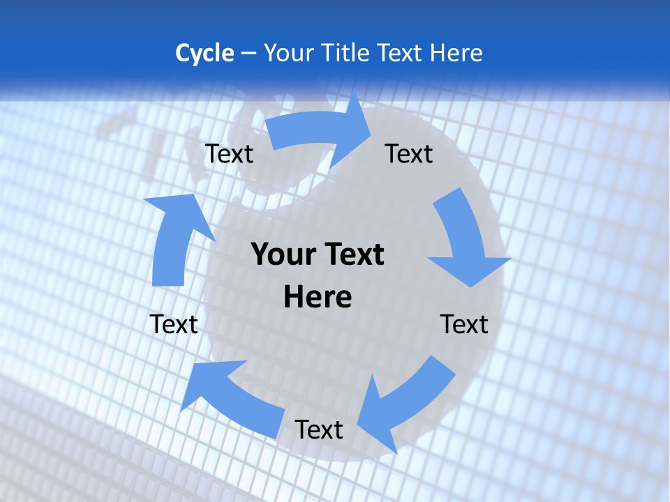 Emblem Destruction Signal PowerPoint Template