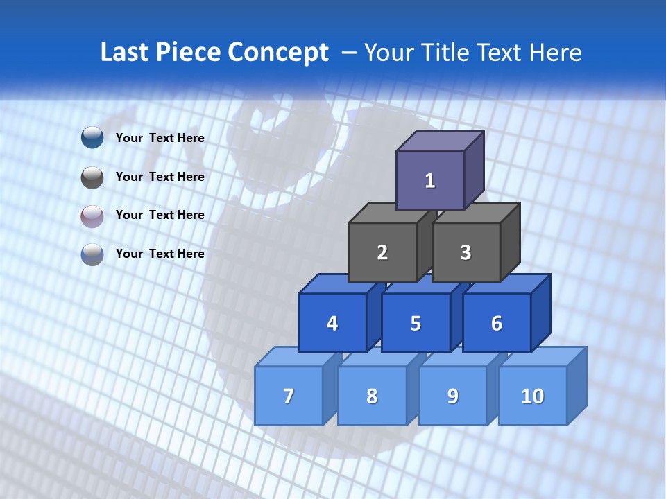 Emblem Destruction Signal PowerPoint Template