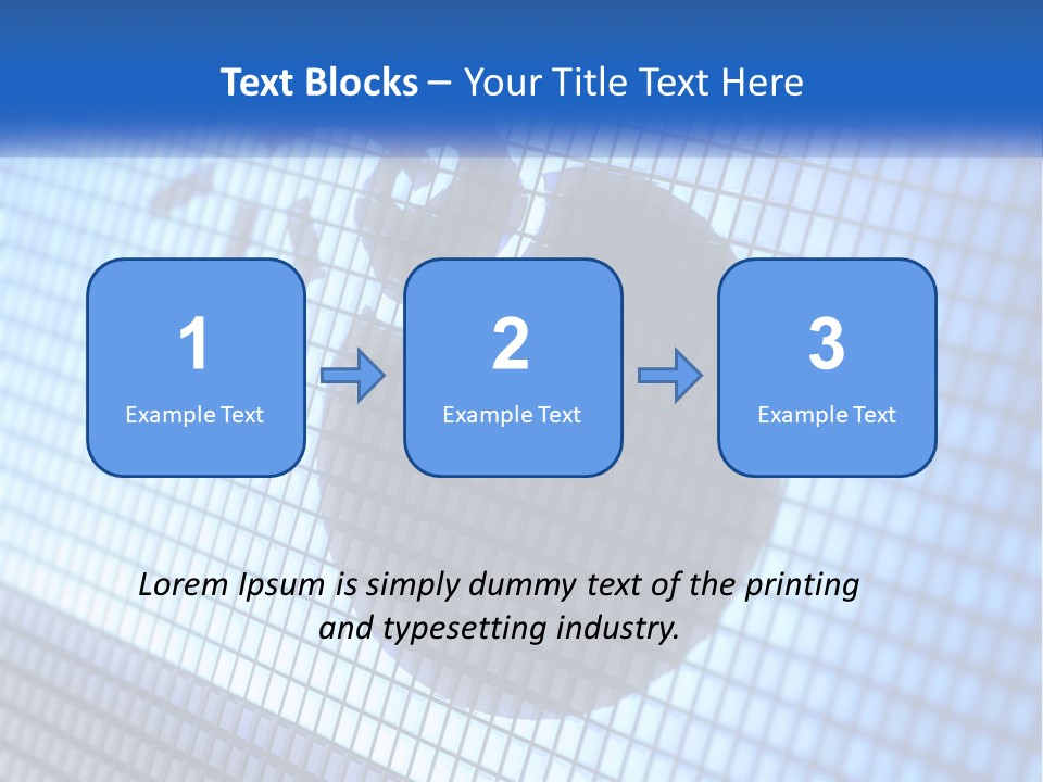 Emblem Destruction Signal PowerPoint Template