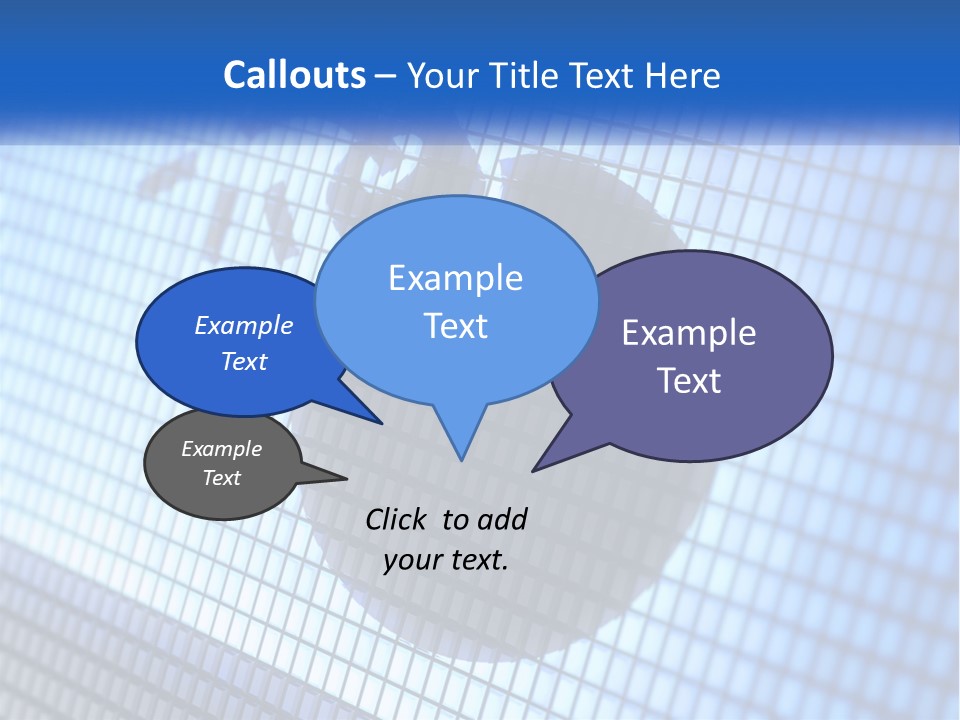 Emblem Destruction Signal PowerPoint Template
