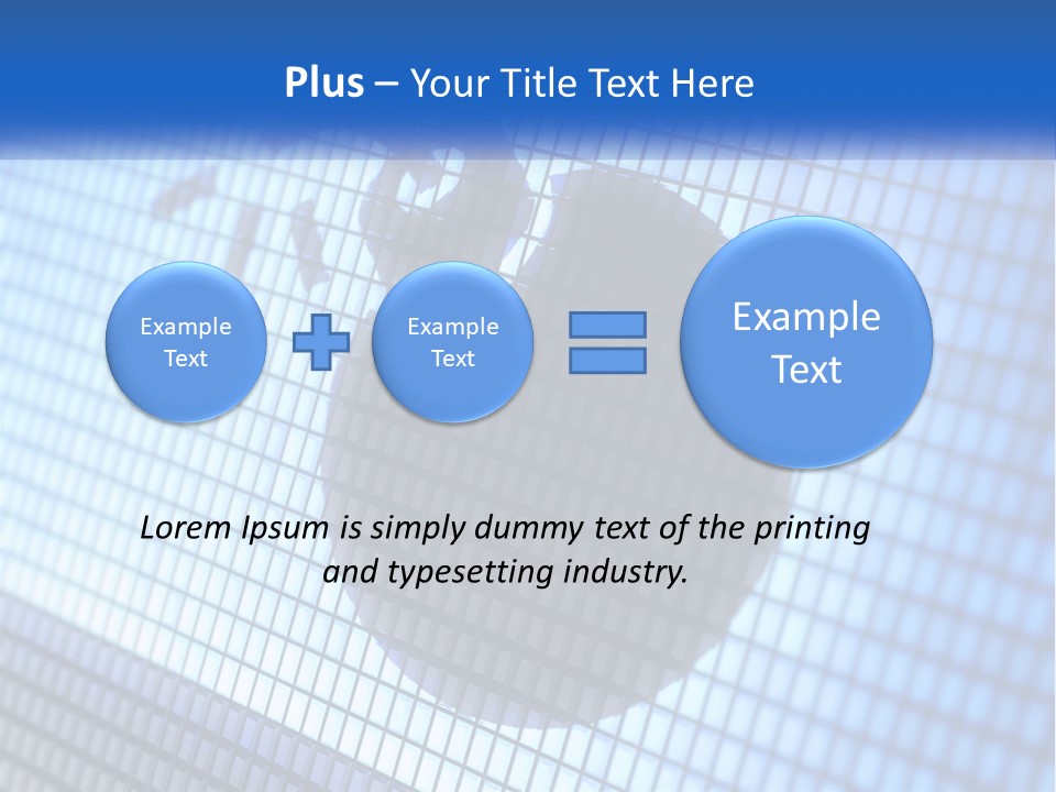 Emblem Destruction Signal PowerPoint Template